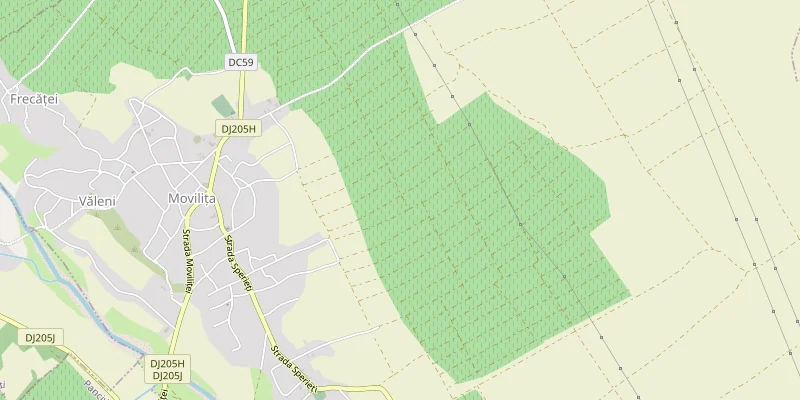 Map: the Cheerful Kindergarten shelter near Movilița